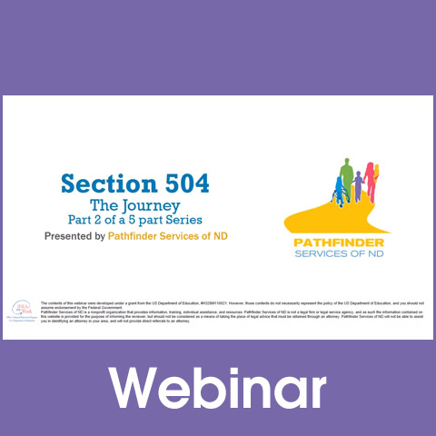 Section 504 - The Journey Part 2: Section 504 Disability Defined