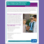 Ways to Engage in Your Child's School to Support Student Health and Learning