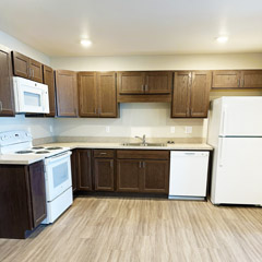 Broadway Circle apartment living area