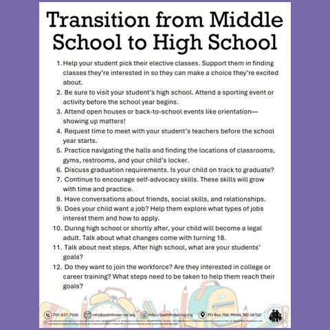Transition from Middle School to High School